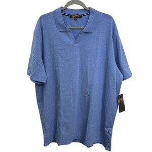 Jerzees Men's Classic Blue Polo Shirt